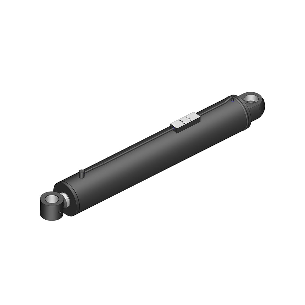 Pemeriksaan jambatan kenderaan hidraulik lengan utama silinder