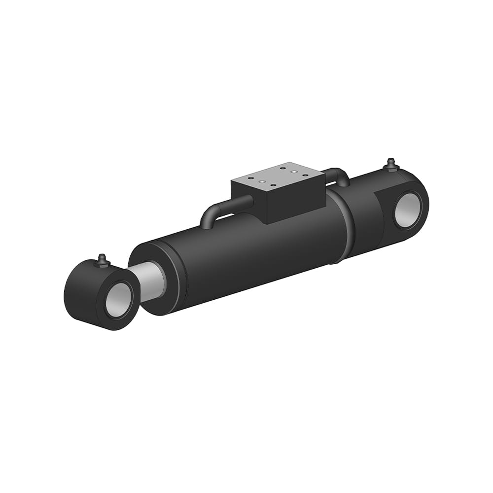 Pemeriksaan jambatan kenderaan hidraulik meratakan silinder