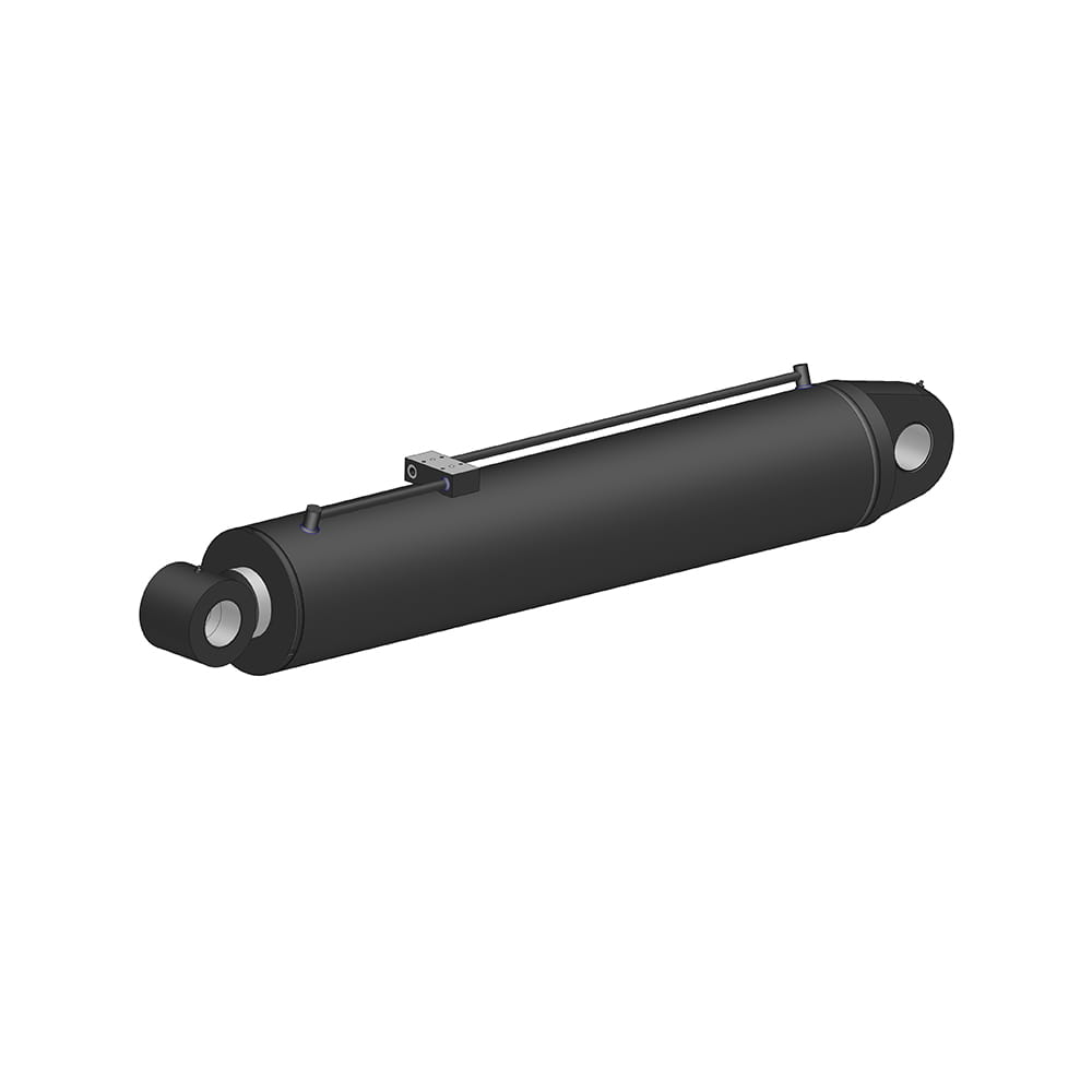 Silinder lengan hidraulik kren sampingan sampingan