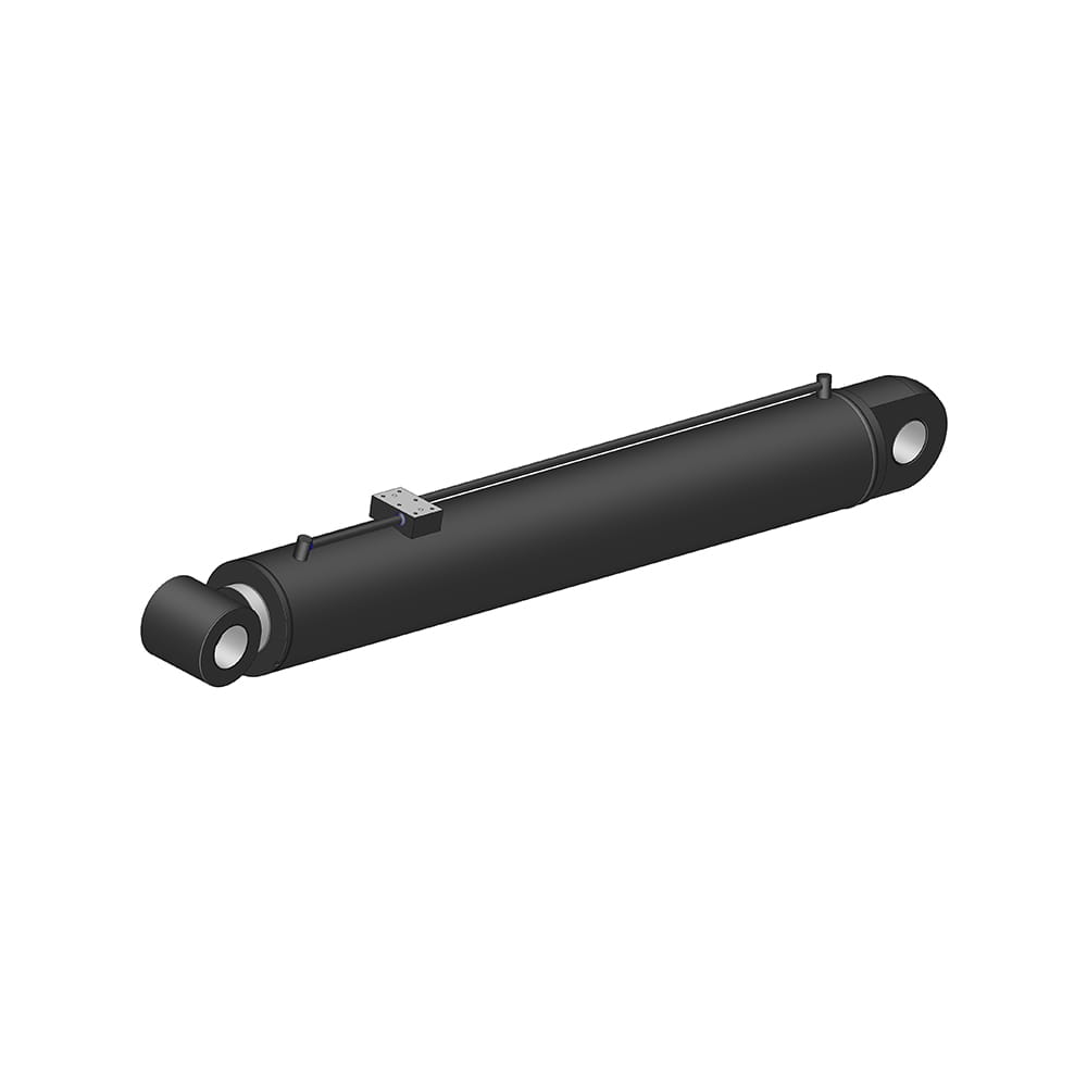 Silinder Luffing Outrigger Crane Hydraulic Side Crane