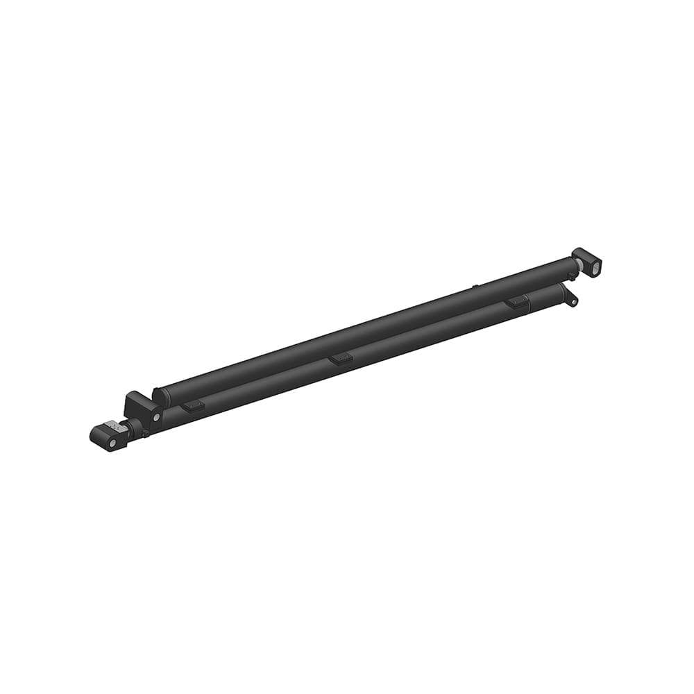 Trak tunda hidraulik mengangkat silinder teleskopik